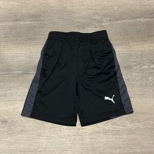 Puma Boys size 5 Black and Gray Shorts